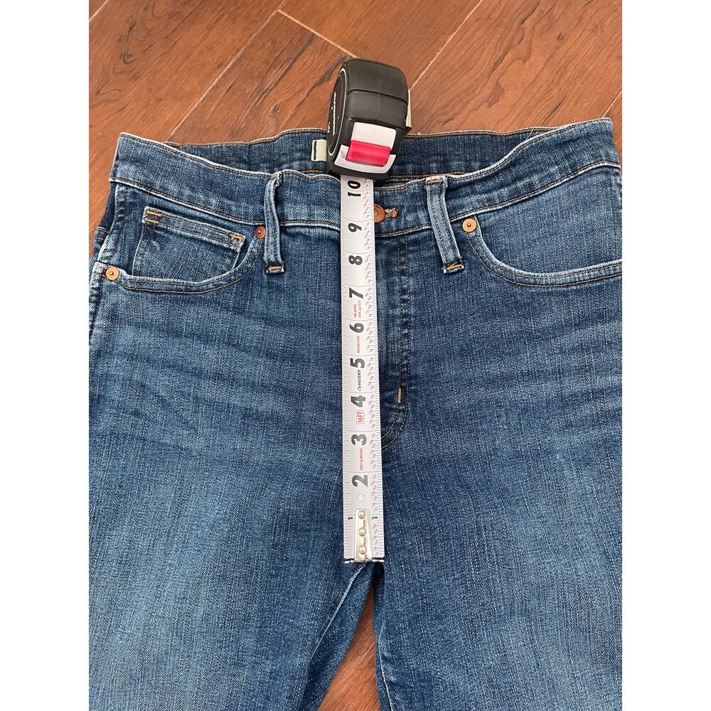 Madewell Slim Straight Hammond Blue High Rise Jeans Denim Women’s Size 30 - Picture 12 of 13